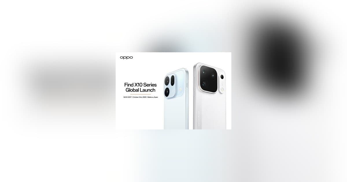 OPPO dévoilera la série Find X10 à l'échelle mondiale le 21 octobre avec une imagerie signée Hasselblad