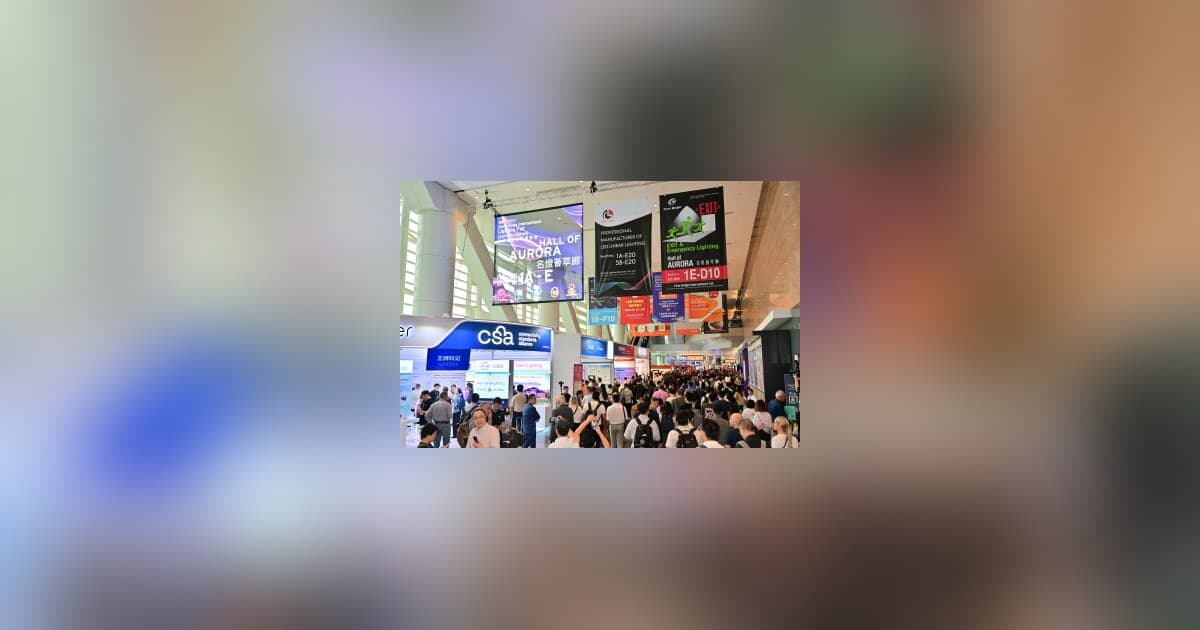 Les salons jumeaux de l'éclairage de Hong Kong mettront en lumière des solutions d'éclairage intelligentes et durables