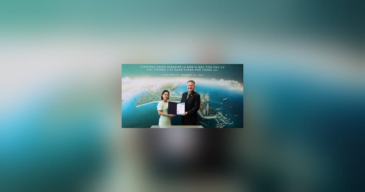 Vinhomes Green Paradise désigné premier participant officiel à la campagne « 7 Merveilles des villes du futur » de New7Wonders