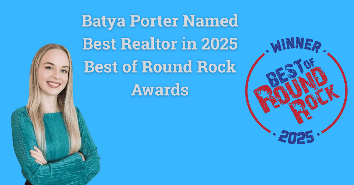Batya Porter élue Meilleur Agent Immobilier lors des Prix Communautaires Best of Round Rock 2025