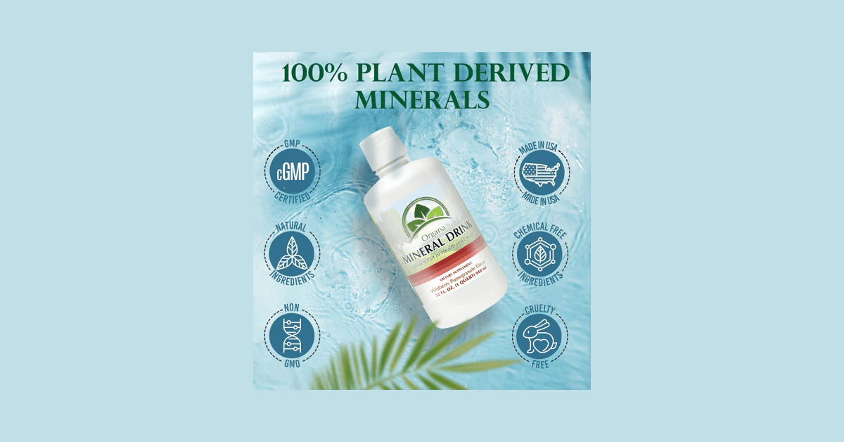 ORGANA lance une boisson minérale à la grenade avec des oligo-éléments d'origine végétale et de l'acide fulvique