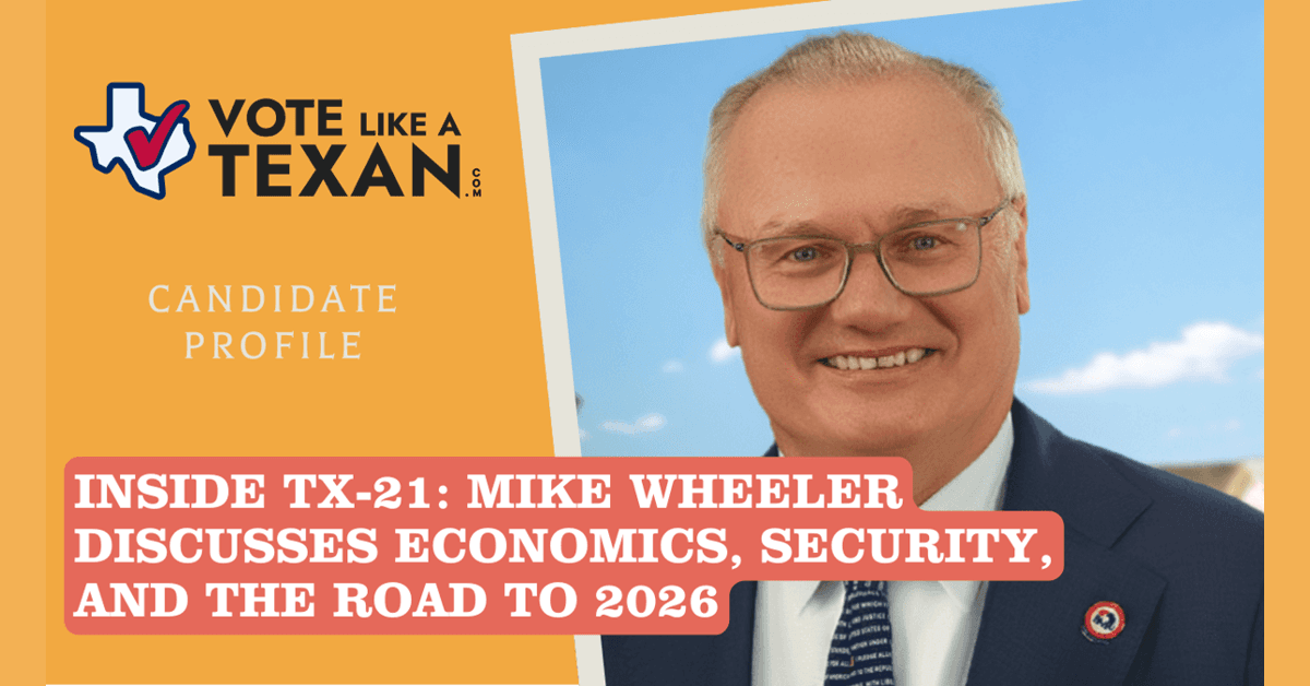 Michael Wheeler expose ses priorités au Congrès dans la nouvelle série éducative pour les électeurs du Texas