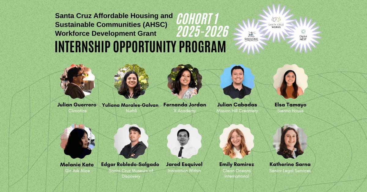 Santa Cruz lance un programme de stages rémunérés pour les jeunes grâce à une subvention AHSC