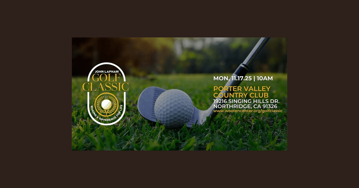 Le Centre Wooten organise le premier tournoi de golf John Lapham pour soutenir l'éducation des jeunes de Los Angeles