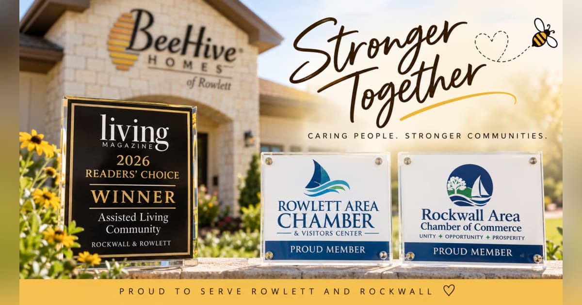 BeeHive Homes of Rowlett remporte le prix Readers' Choice du magazine Living pour la meilleure communauté de vie assistée