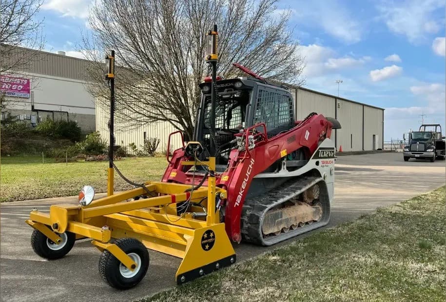 La technologie de nivellement laser de Grade Pride améliore la précision et l'efficacité des travaux de construction