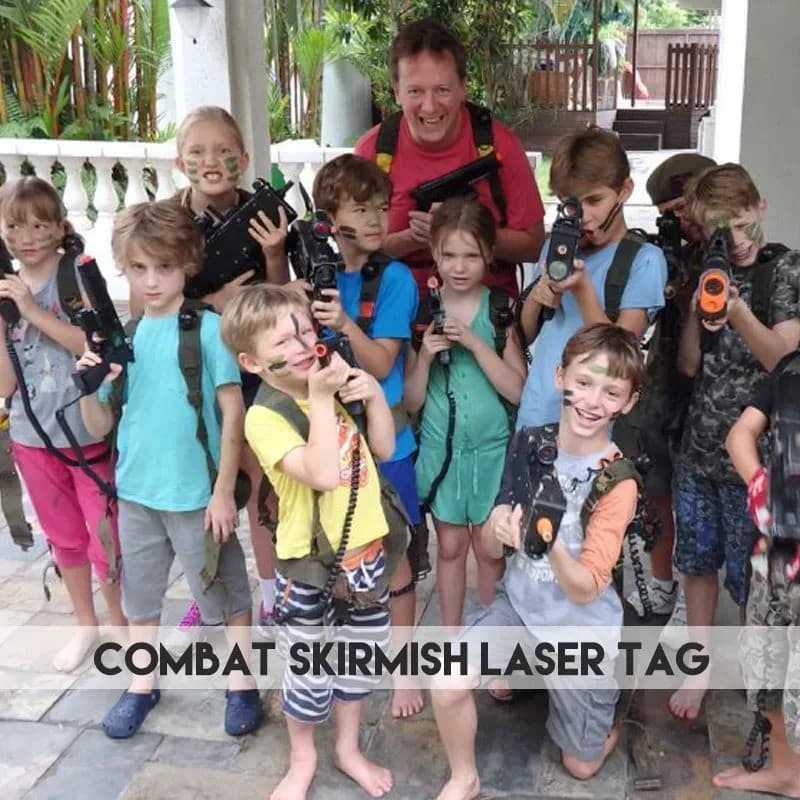 Combat Skirmish Singapour révolutionne les fêtes d'anniversaire pour enfants avec ses services mobiles de laser game