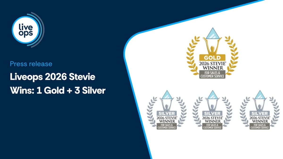 Liveops remporte plusieurs prix Stevie pour l'excellence et l'innovation en service client