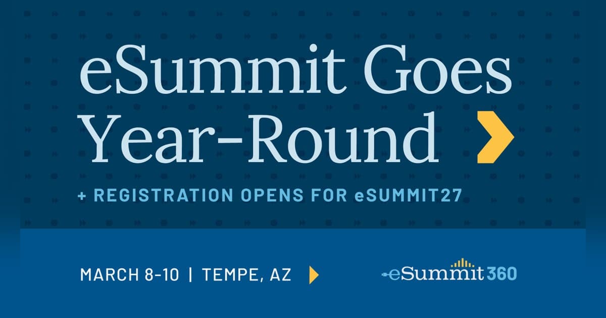 SERI étend eSummit à un programme à l'année et ouvre les inscriptions pour eSummit27