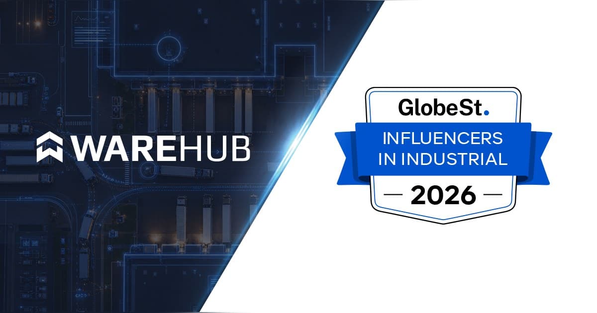 Warehub nommé influenceur 2026 dans l'immobilier industriel par GlobeSt.com