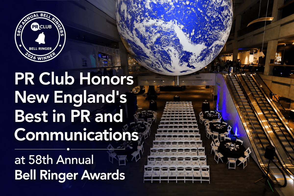 Le PR Club honore les meilleurs de la Nouvelle-Angleterre en RP et communications lors de la 58e édition des Bell Ringer Awards