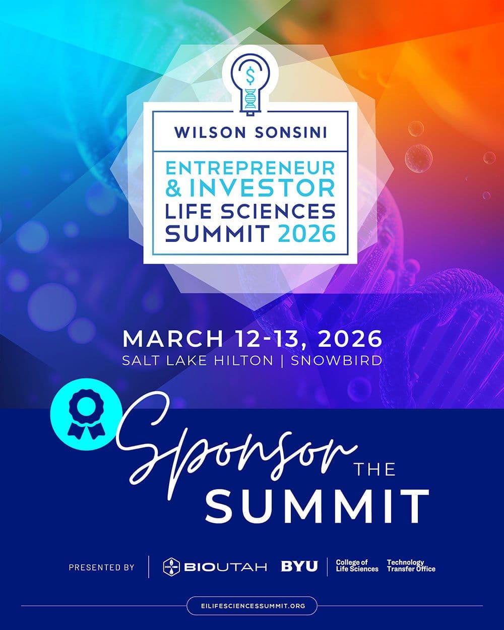 Ouverture des inscriptions anticipées pour le Sommet Entrepreneur et Investisseur des Sciences de la Vie 2026 Wilson Sonsini à Salt Lake City