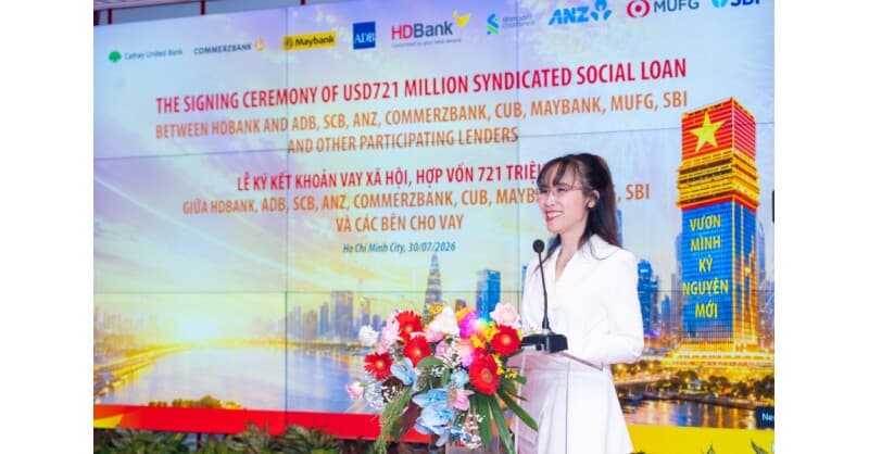 HDBank obtient un prêt social syndiqué international record de 721 millions de dollars américains au Vietnam