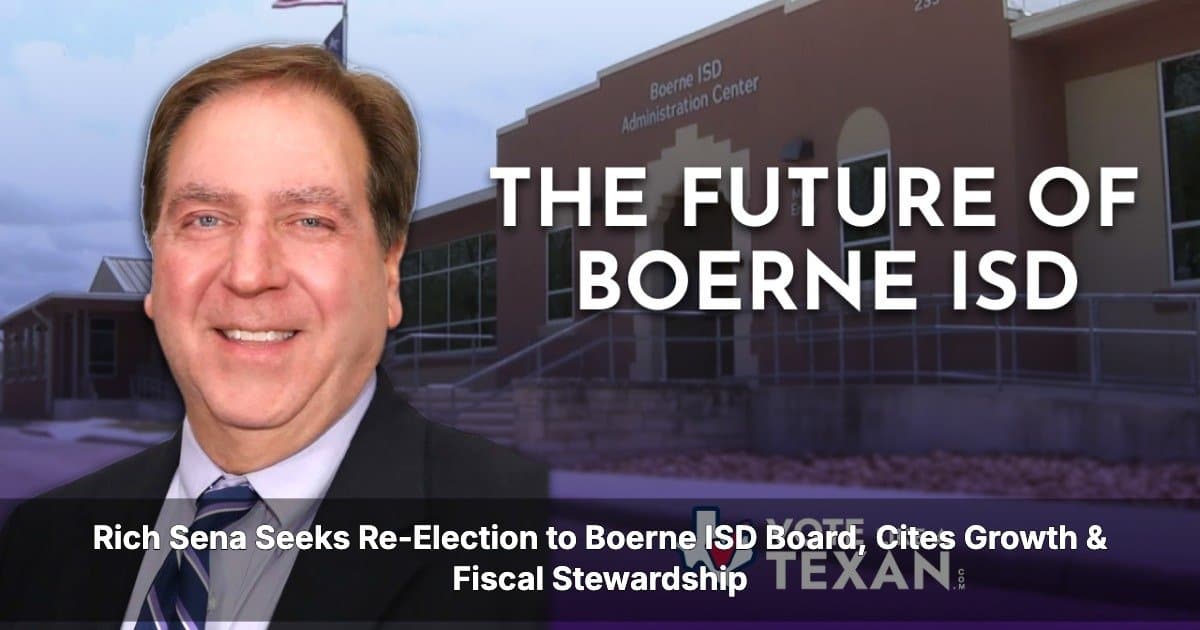 Le trustee Rich Sena de Boerne ISD brigue un cinquième mandat, citant des notes « A » et une intégrité financière