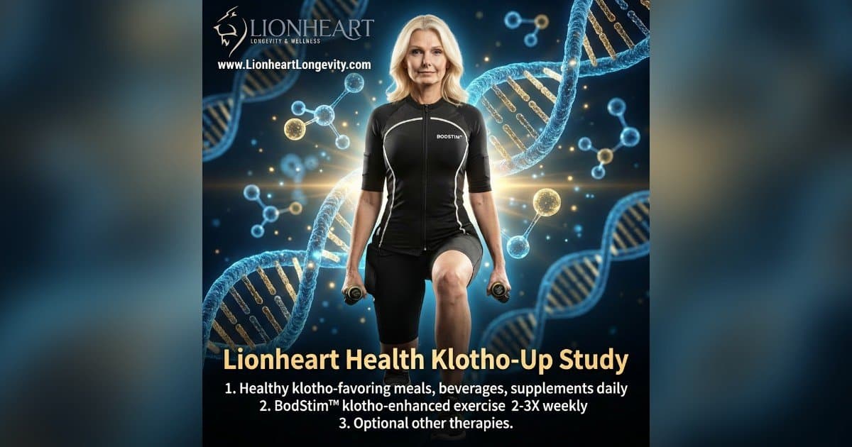 Lionheart Health lance l'étude Klotho-Up pour évaluer l'impact d'un programme de bien-être structuré sur les marqueurs du vieillissement