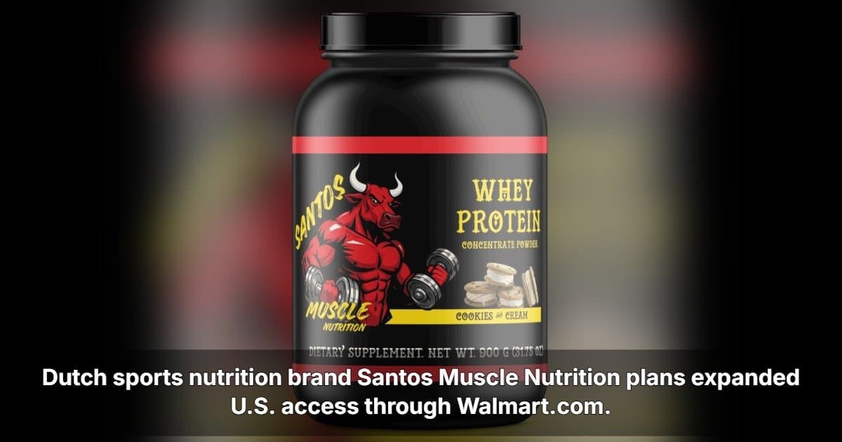 Santos Muscle Nutrition annonce son expansion aux États-Unis via le lancement sur Walmart.com