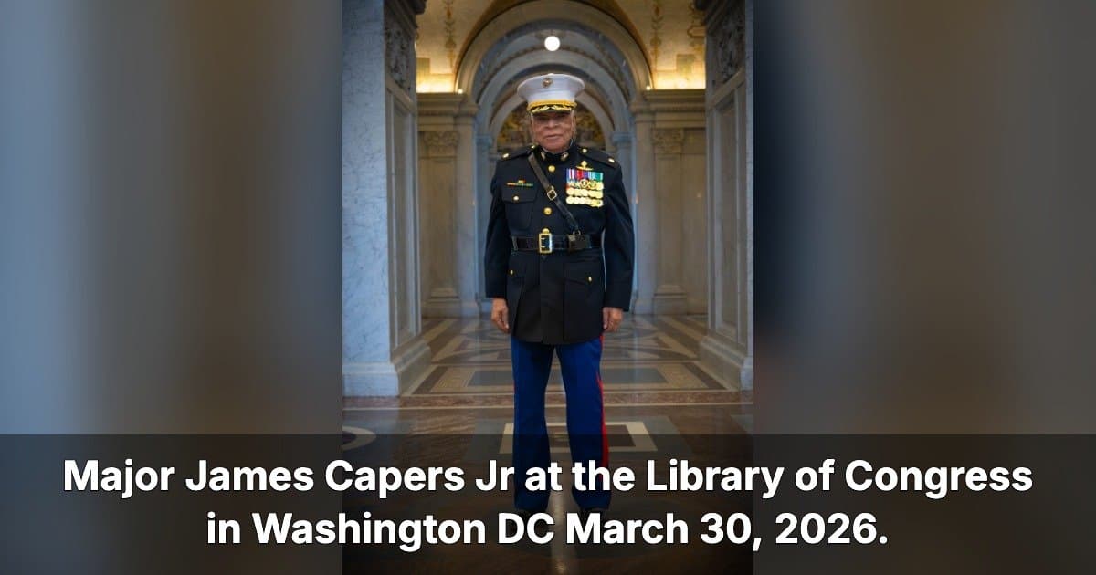 Le major James Capers Jr., désigné pour la médaille d'honneur, intègre son histoire orale au projet d'histoire des anciens combattants de la Bibliothèque du Congrès