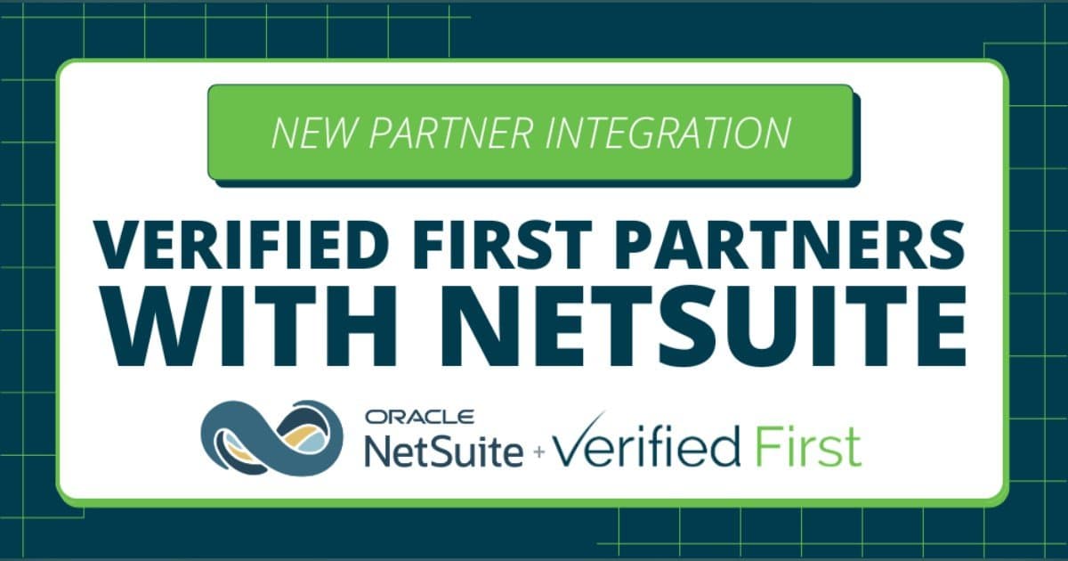 Verified First lance une intégration de vérification des antécédents conforme pour Oracle NetSuite