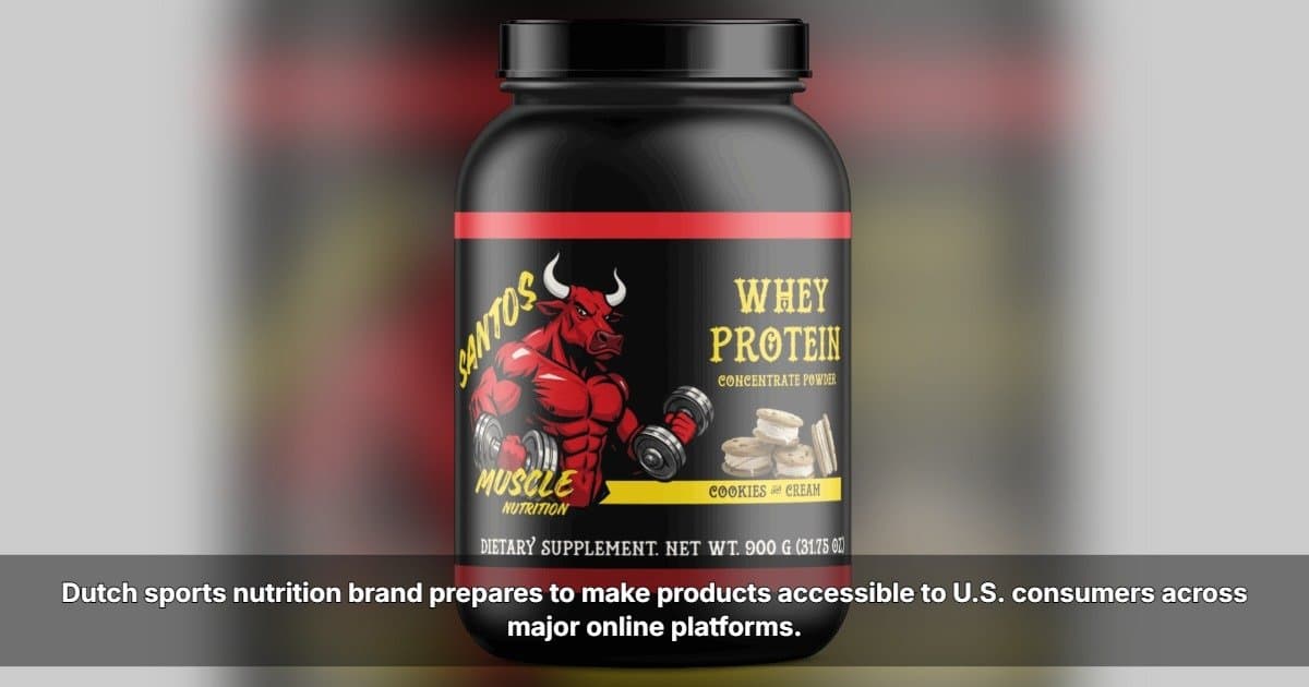 Santos Muscle Nutrition sera lancée sur les grandes plateformes de commerce électronique américaines