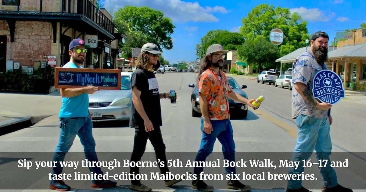 Boerne célèbre la Semaine américaine de la bière artisanale avec la 5e édition annuelle de la Bock Walk, mettant en lumière les brasseries locales et leur impact communautaire