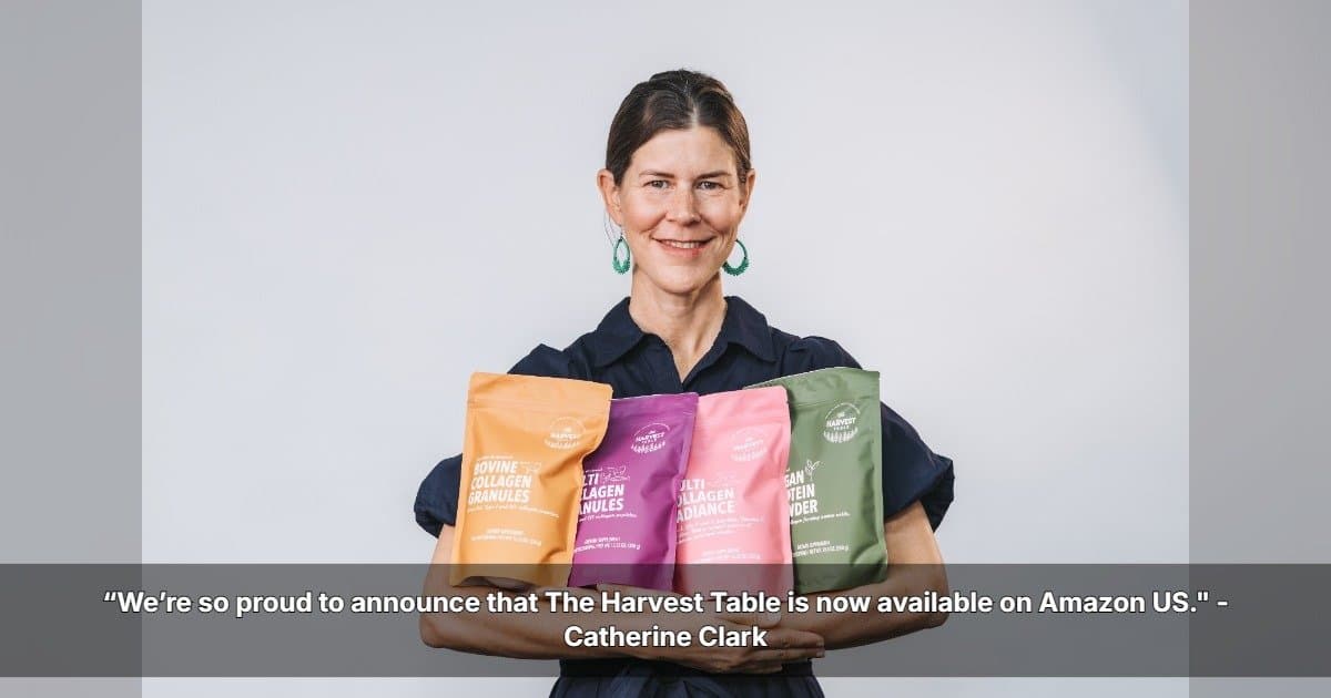 The Harvest Table lance sa gamme complète de produits sur Amazon, élargissant l'accès à la nutrition clean-label pour les consommateurs américains