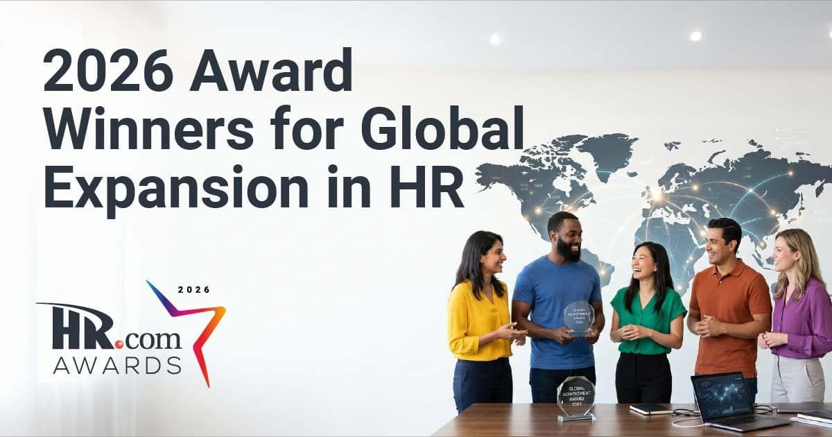 HR.com annonce les gagnants des Global Expansion in HR Awards 2026