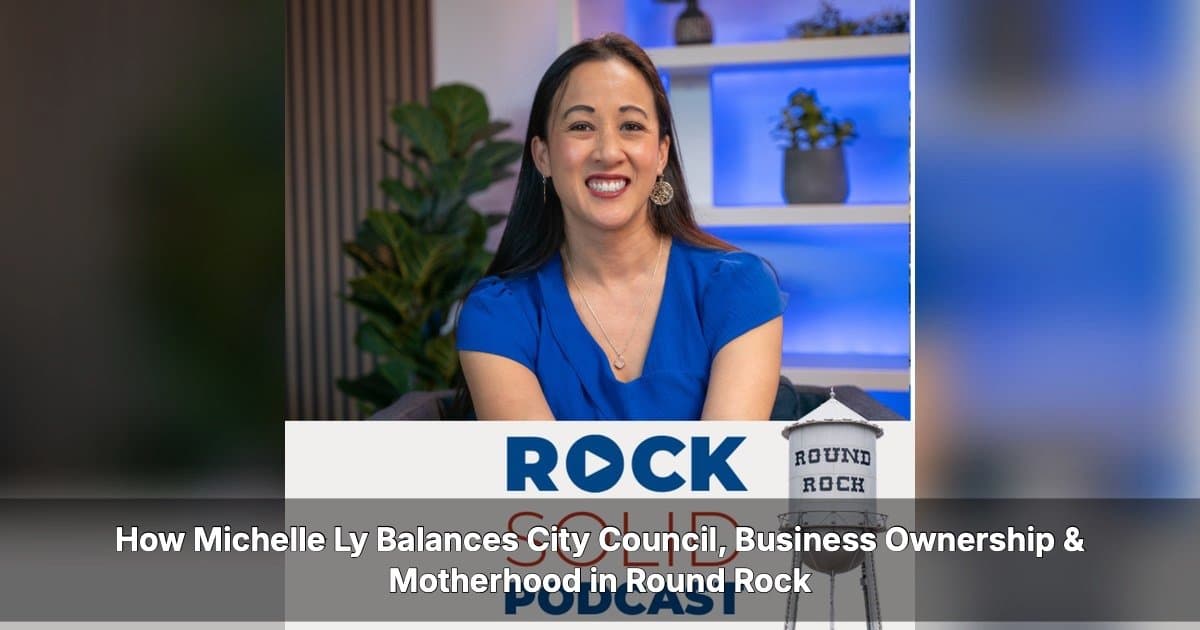 Michelle Ly : Concilier affaires, conseil municipal et maternité à Round Rock