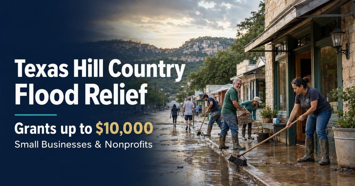 LiftFund lance un programme de subventions de 10 000 $ pour les petites entreprises du Texas Hill Country touchées par les inondations de juillet 2026