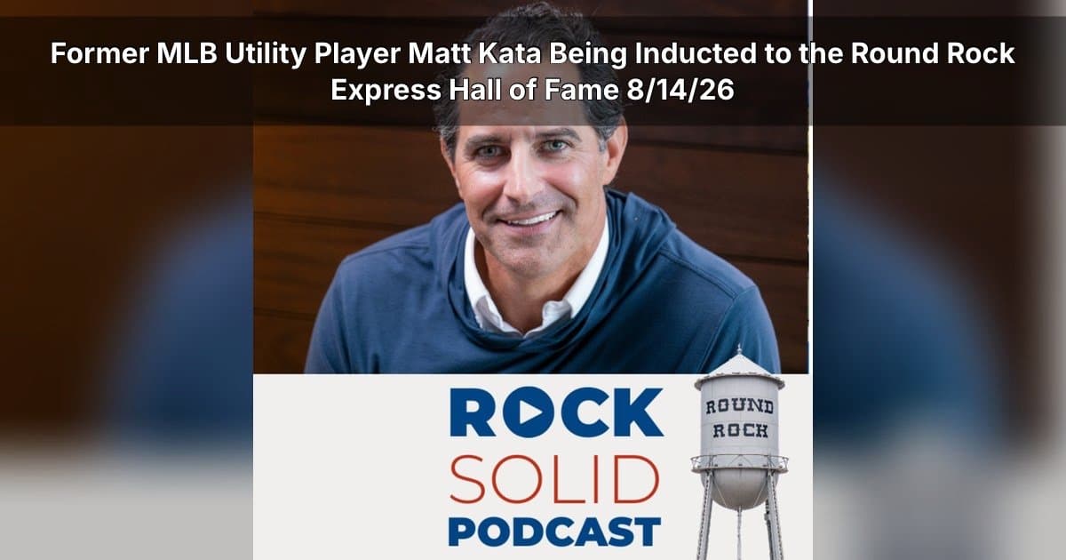 L'ancien joueur polyvalent de la MLB, Matt Kata, discute de polyvalence, de résilience mentale et de philosophie d'entraînement sur le podcast Rock Solid