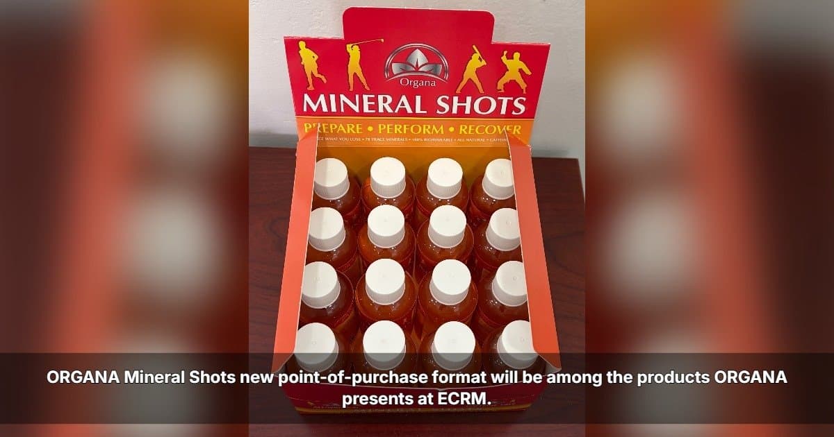 ORGANA International présentera ses nouvelles Mineral Shots lors de la session ECRM