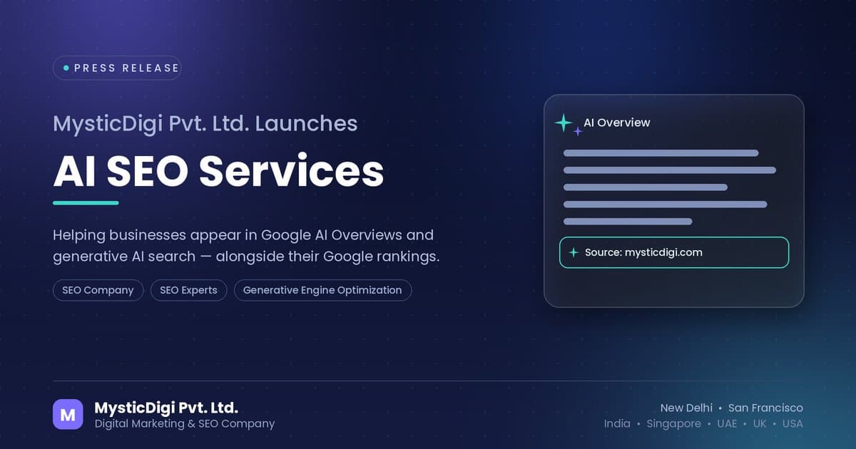 MysticDigi lance une pratique SEO IA pour optimiser les résultats de recherche génératifs