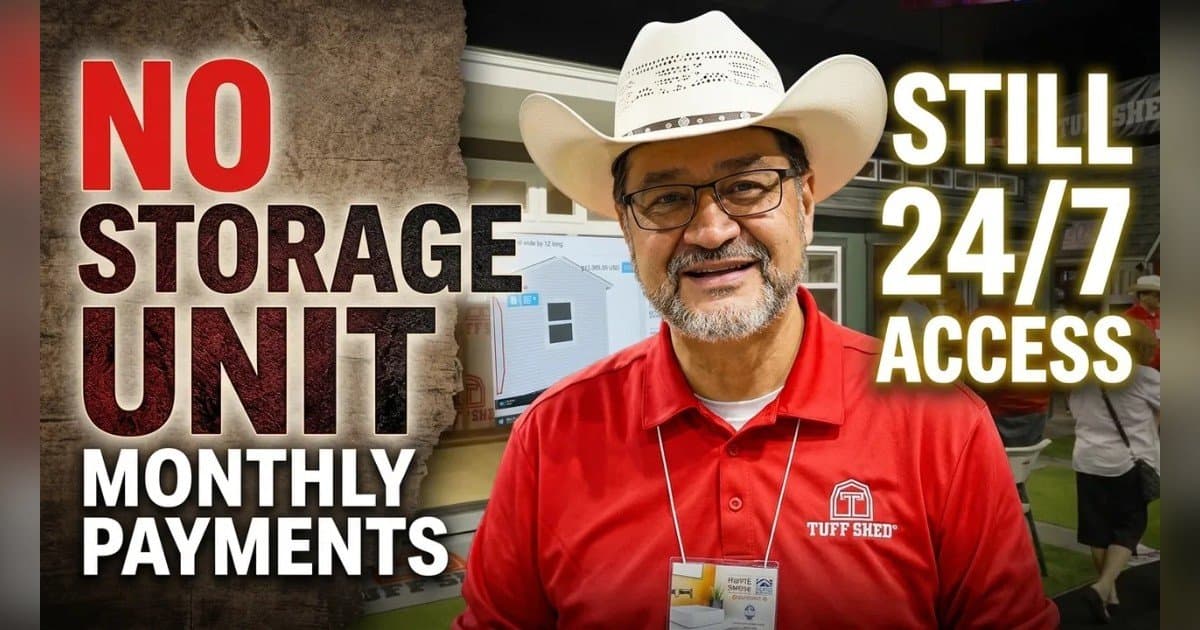 Tuff Shed persuade les propriétaires de San Antonio d'abandonner le stockage payant pour des constructions dans leur jardin