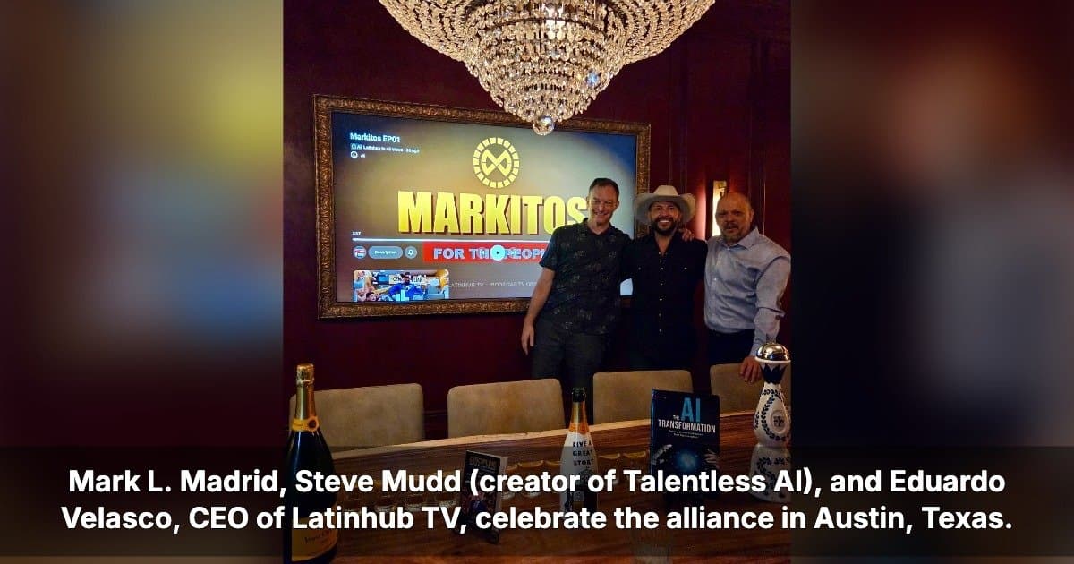 Mark L. Madrid s'associe à Latinhub TV pour lancer 'Markitos', propulsé par l'IA