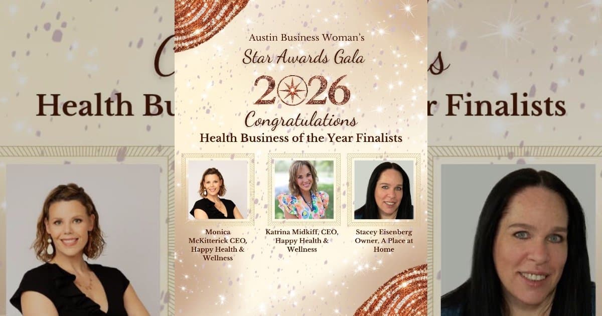 Stacey Eisenberg finaliste pour le prix Femme d'affaires d'Austin 2026 - Entreprise/Expert en santé de l'année