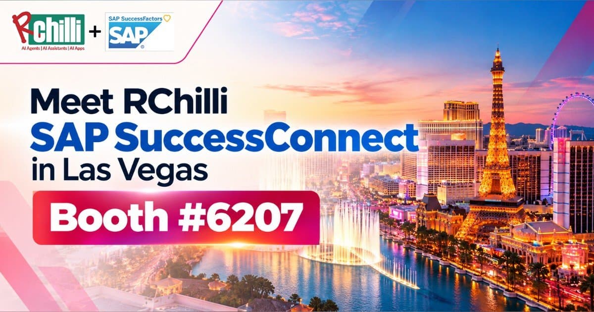 RChilli dévoile aux dirigeants RH le coût des données candidats non fiables à SAP SuccessConnect Las Vegas