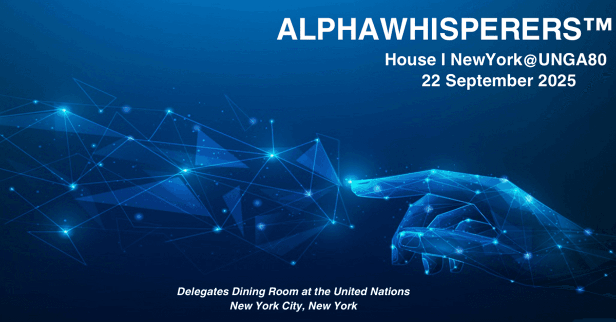 ALPHAWHISPERERS™ lance son mouvement de leadership mondial aux Nations Unies lors de l'UNGA80