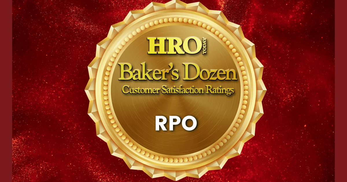 HRO Today dévoile le classement Baker's Dozen 2025 des meilleurs prestataires de RPO selon la satisfaction client