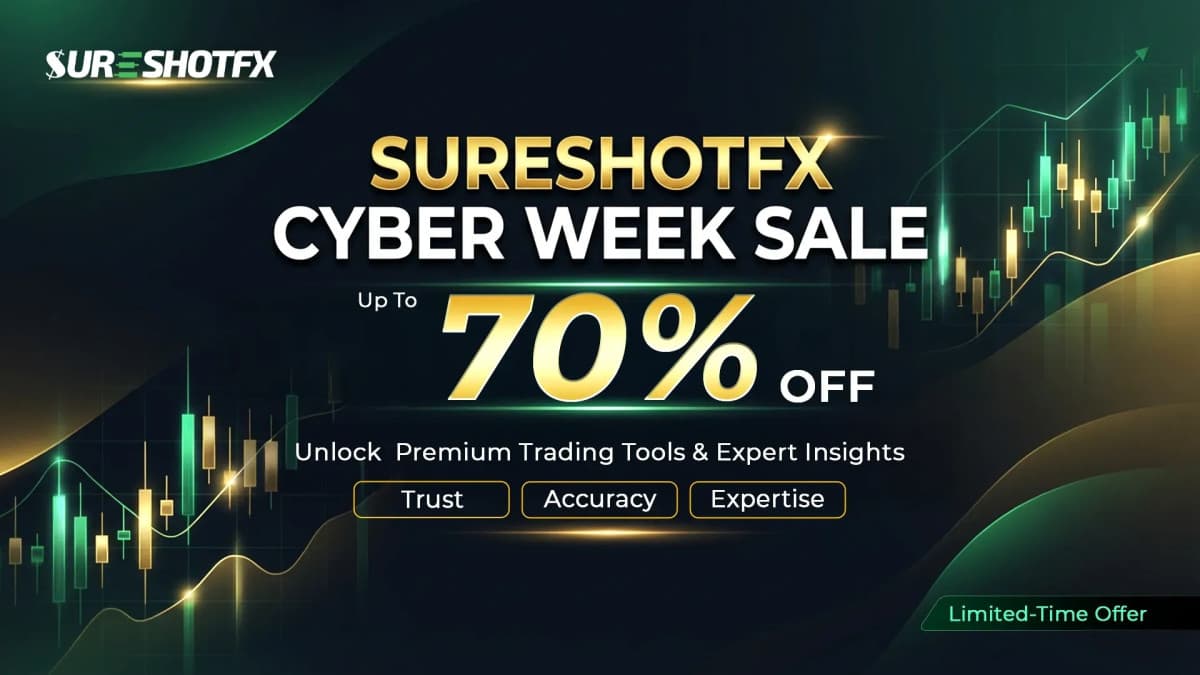 SureShotFX lance la Cyber Week avec jusqu'à 70% de réduction sur ses signaux de trading VIP