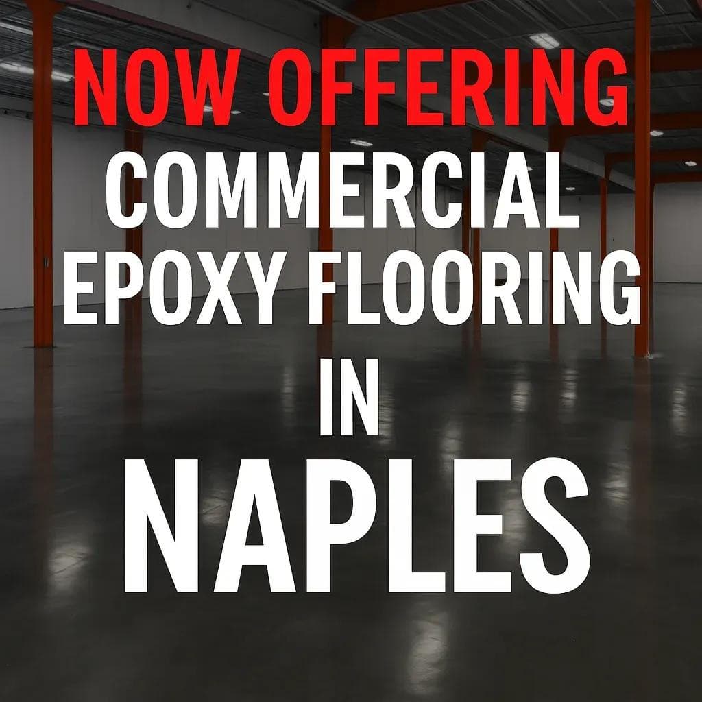 Apex Epoxy Flooring s'étend à Naples, proposant des solutions haute performance pour les espaces commerciaux