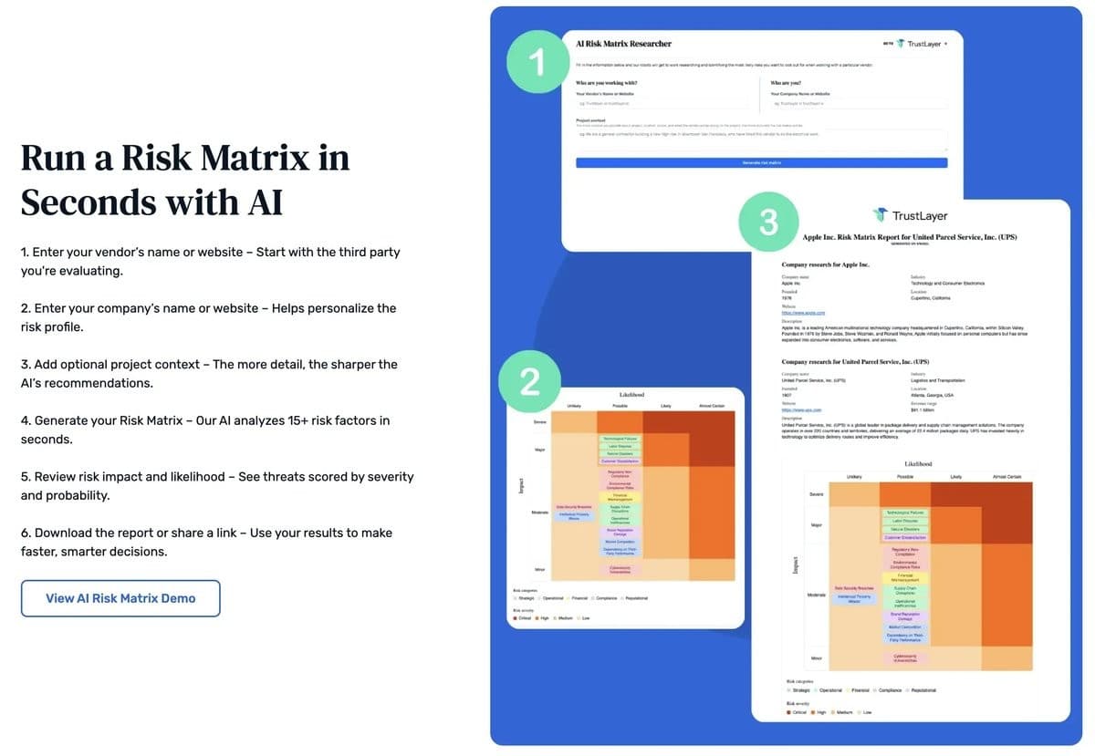 TrustLayer lance une plateforme de conformité des fournisseurs adaptée à l'éducation de la maternelle à la 12e année et à l'enseignement supérieur
