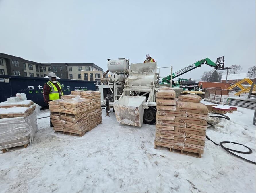 Le dégel printanier révèle les dégâts hivernaux cachés sur les sols en béton des villes jumelles