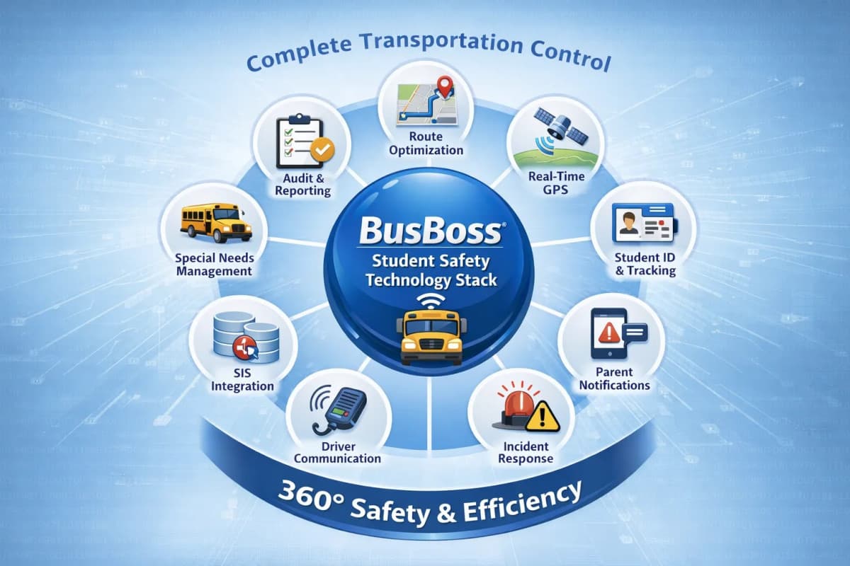 BusBoss lance une suite technologique complète pour la sécurité des élèves dans le transport scolaire