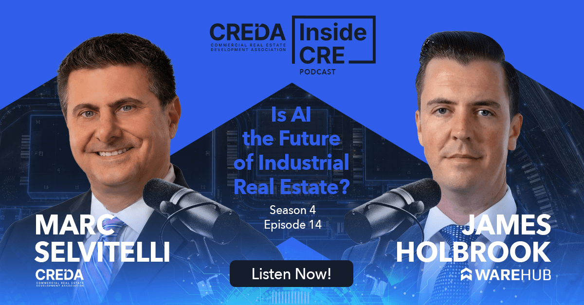 Le fondateur de Warehub discute des frictions dans l'immobilier industriel sur le podcast Inside CRE de la CREDA