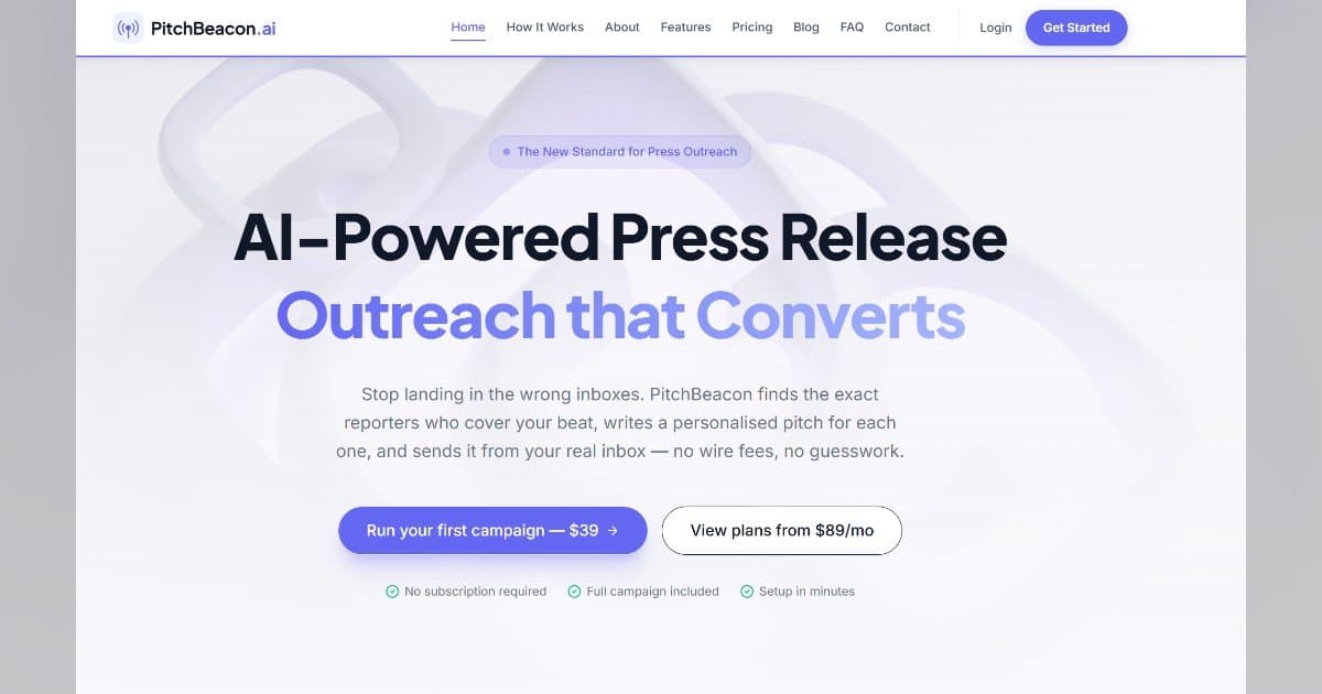 PitchBeacon AI se lance pour simplifier les relations médias des startups et agences