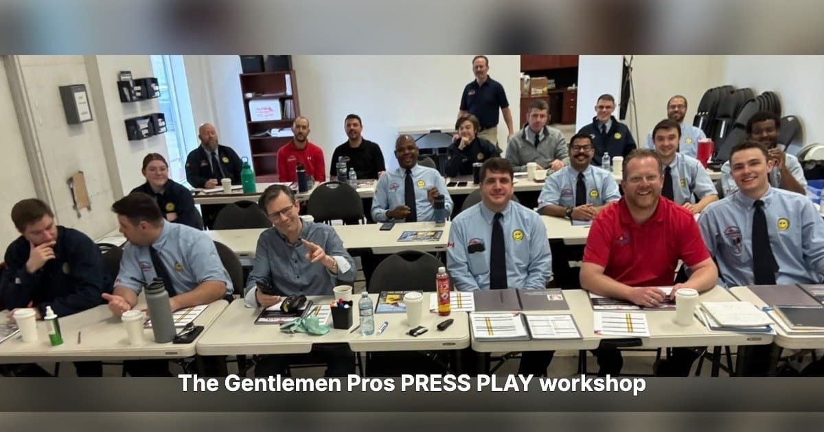 L'Excellence de Service met en valeur la plateforme PRESS PLAY grâce à un engagement de formation avec The Gentlemen Pros au Canada